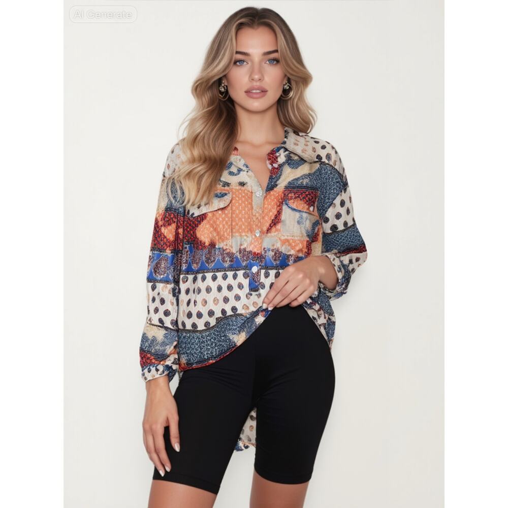 Nu Vintage Pasley Print, NWOT, Size Small